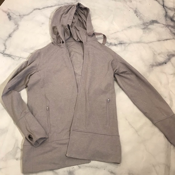 lululemon athletica Jackets & Blazers - Lululemon Stride jacket sz 12 gray/purple